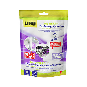 Desumidificador Compacto Lavanda UHU 100g