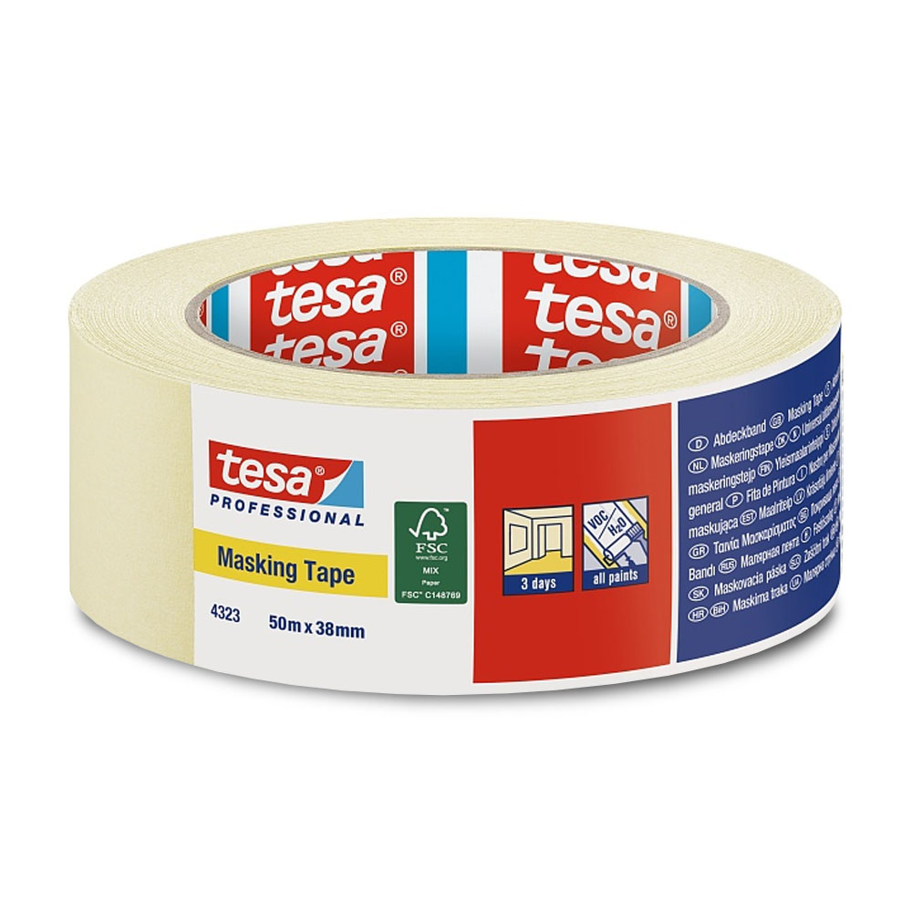 Fita Adesiva Crepe 38mmx50m Tesa Professional 4323